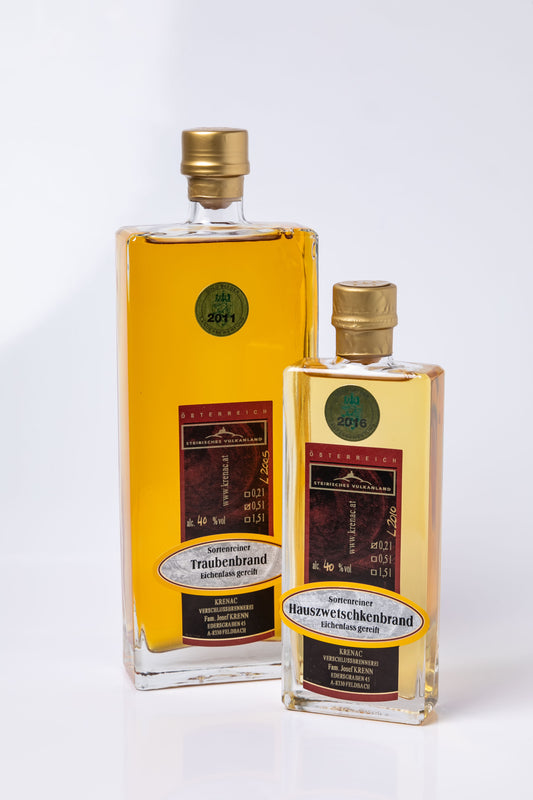 KRENAC Traubenbrand im Eichenbarriquefass, 0,2 Liter
